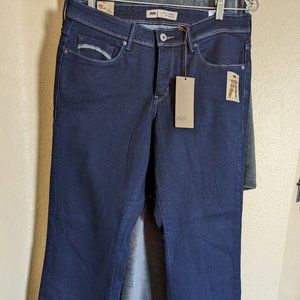 Levi's 512 Women's Jeans Perfectly Shaping 16W M dark wash